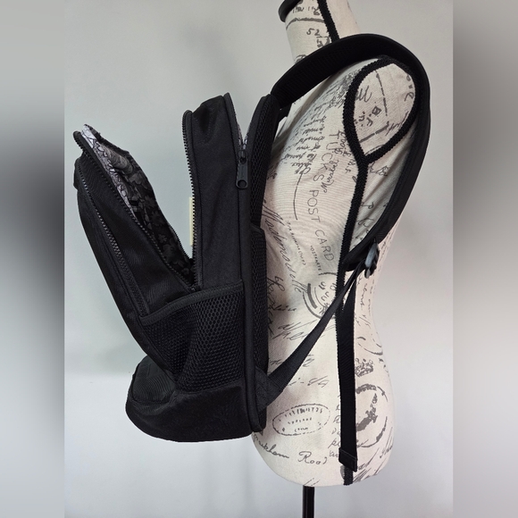 Vera Bradley Black Recycled Backpack - Picture 9 of 13